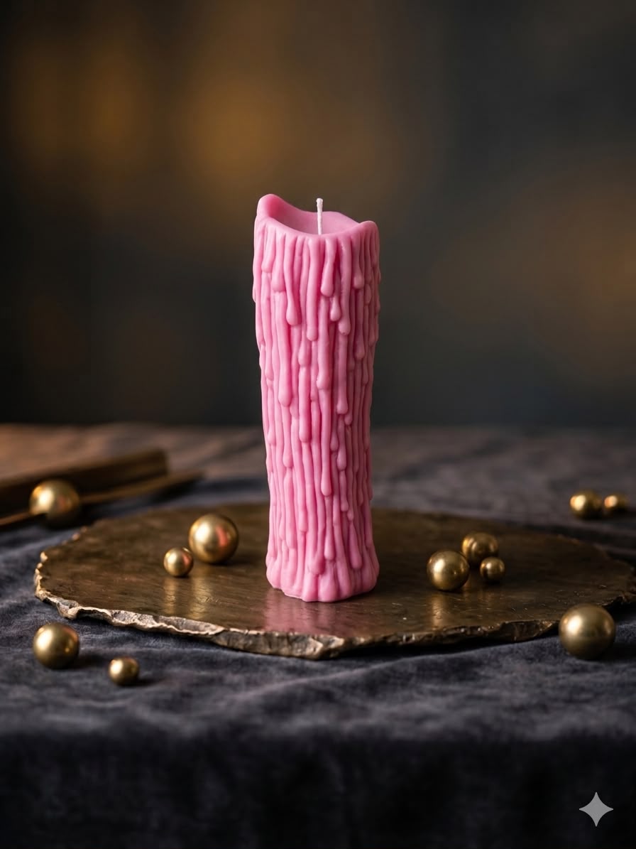 Aesthetic Dripping Handmade Taper Candles