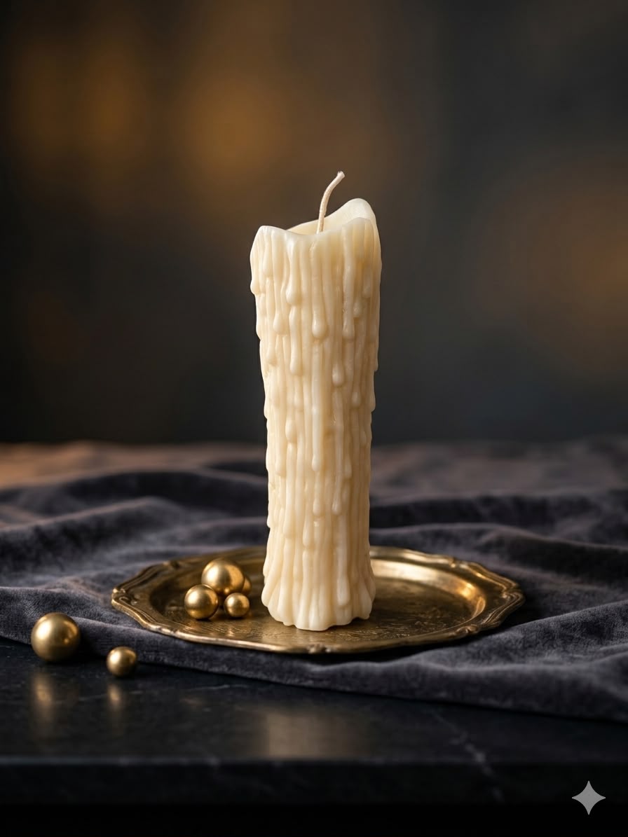 Aesthetic Dripping Handmade Taper Candles
